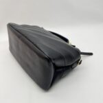 Fendi By The Way Medium Stripe Embossed Black GHW