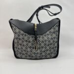 Loewe Small Hammock Bag Navy Anagram Black GHW