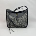 Loewe Small Hammock Bag Navy Anagram Black GHW