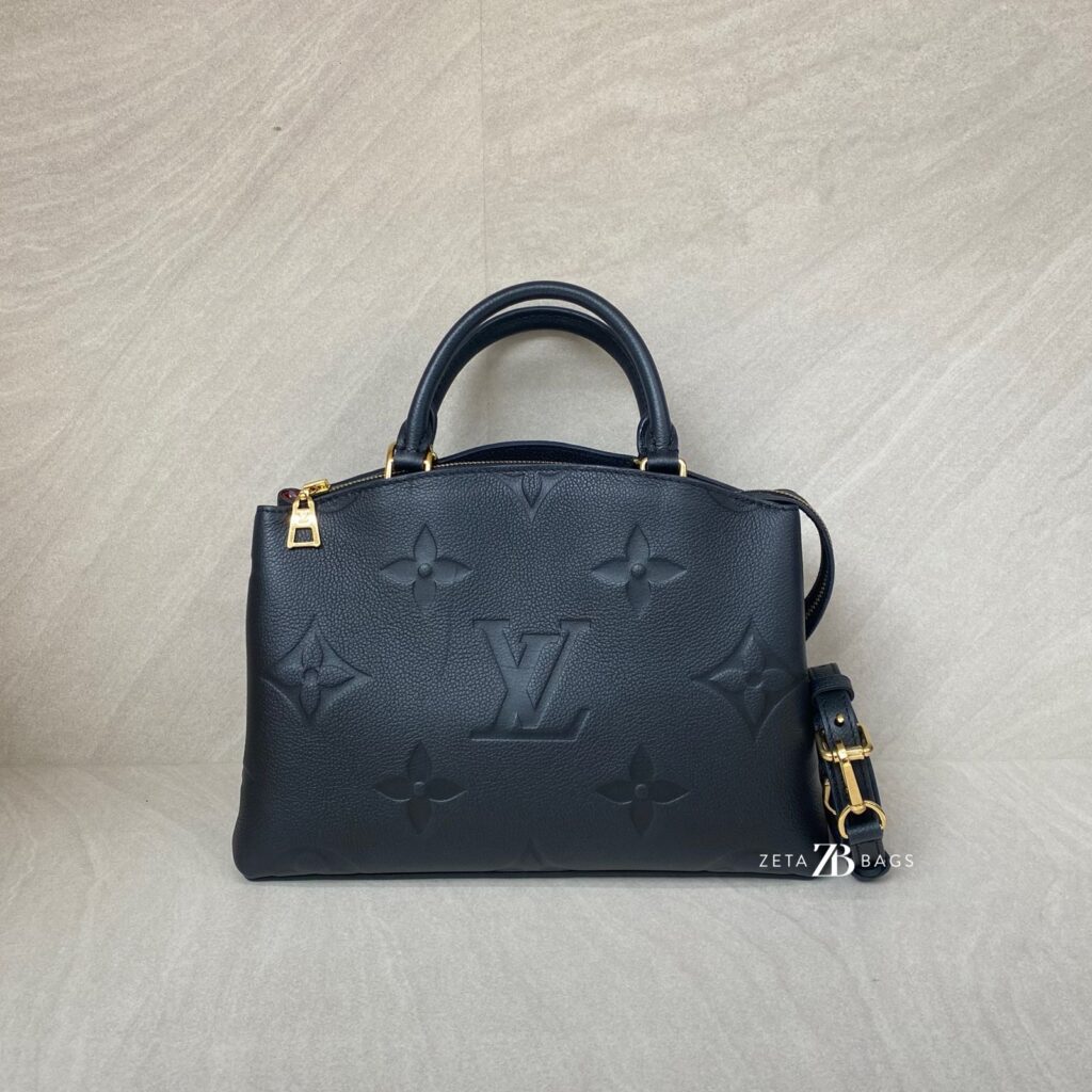 Louis Vuitton Petit Palais Monogram Giant Empreinte Noir GHW