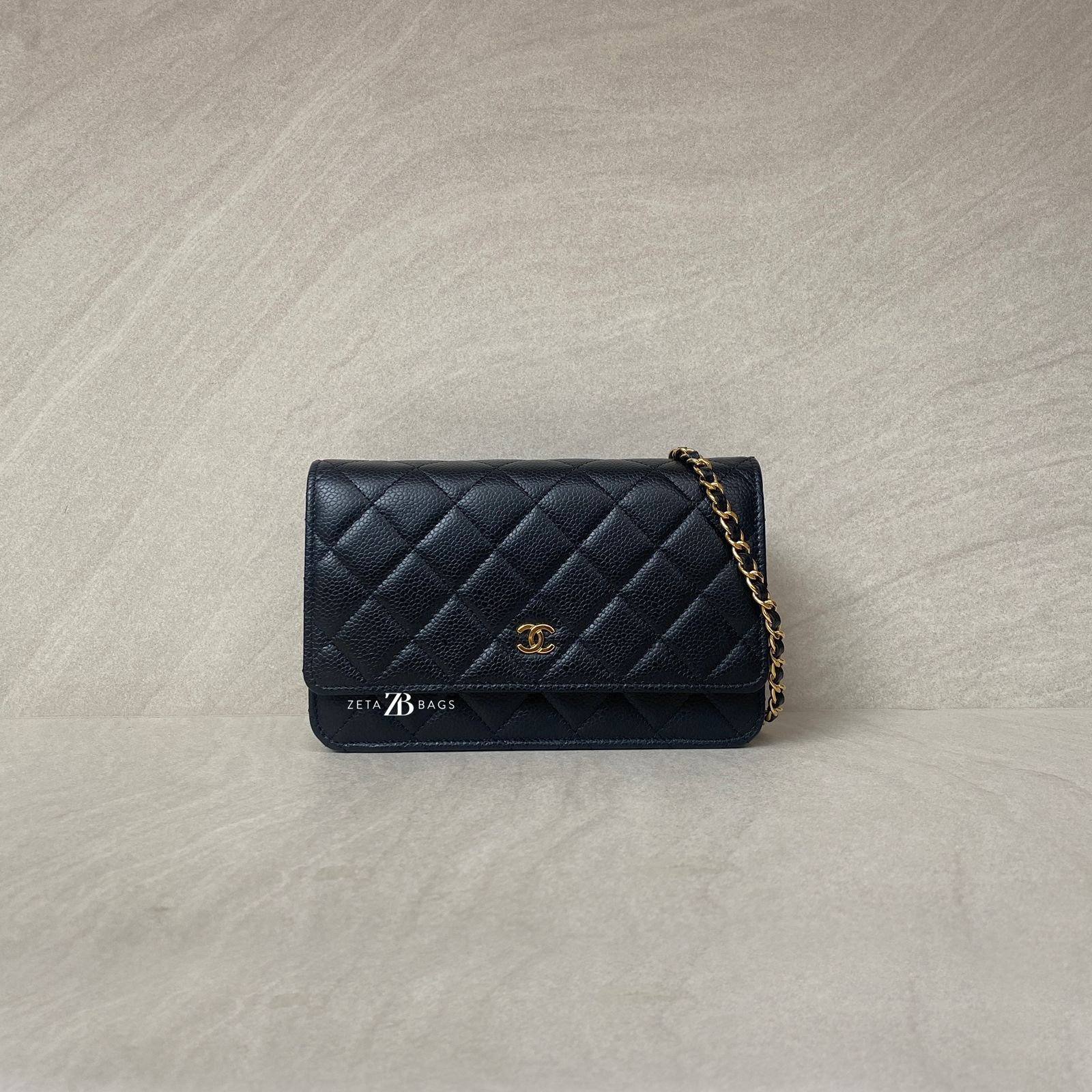 Chanel WOC Caviar Black GHW
