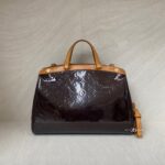 Louis Vuitton Brea MM Monogram Vernis Amarente