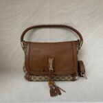 Gucci Marrakech Flap GG Canvas Brown GHW