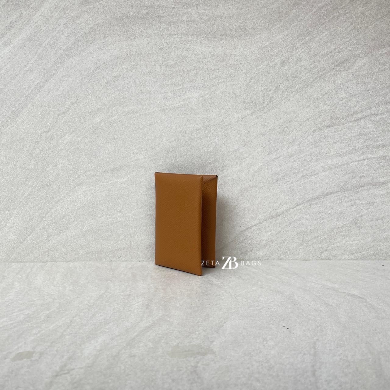 Hermes Calvi Epsom Gold PHW