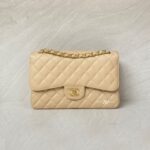 Chanel Classic Jumbo D.Flap Caviar Beige GHW