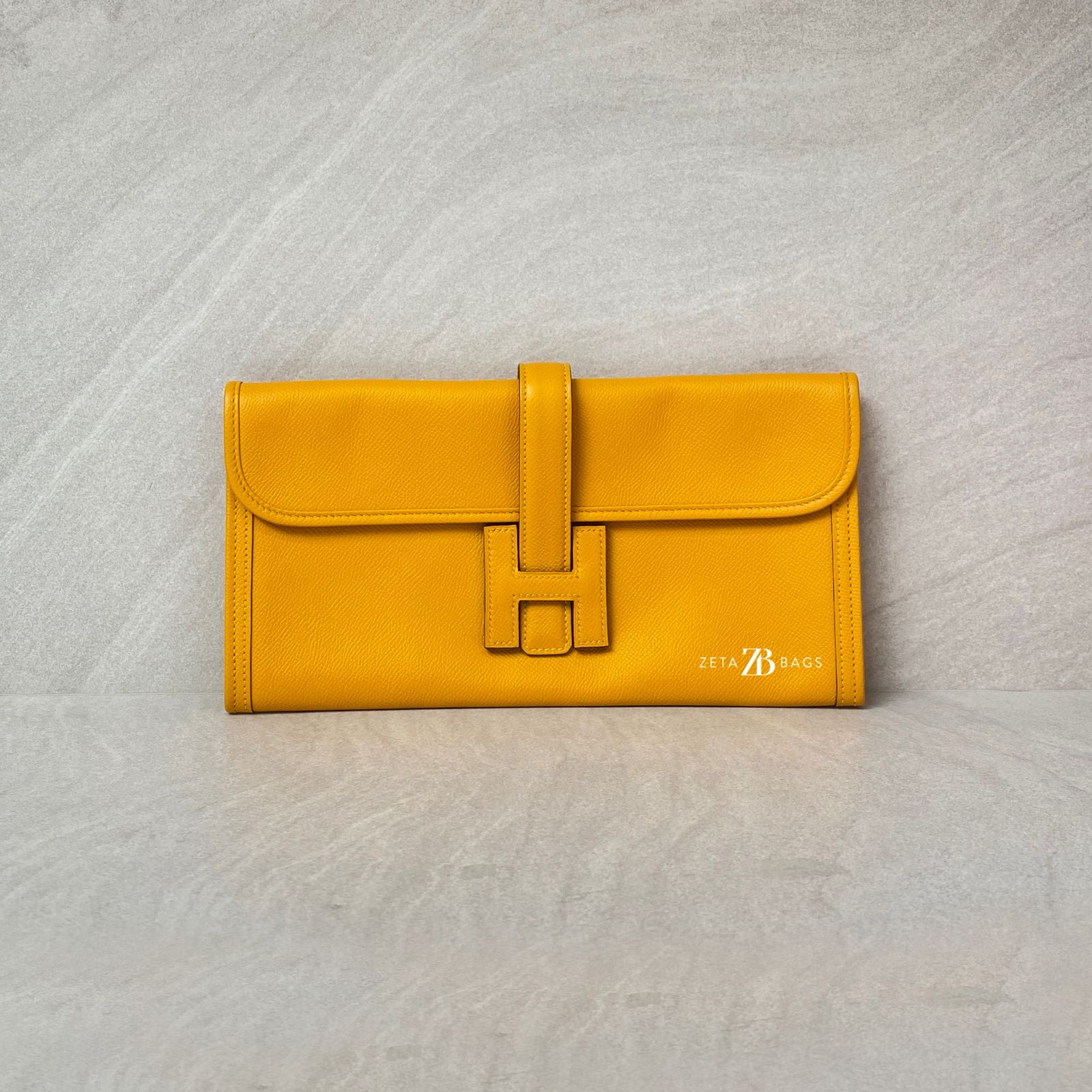 Hermes Jige Elan 29 Epsom Jaune