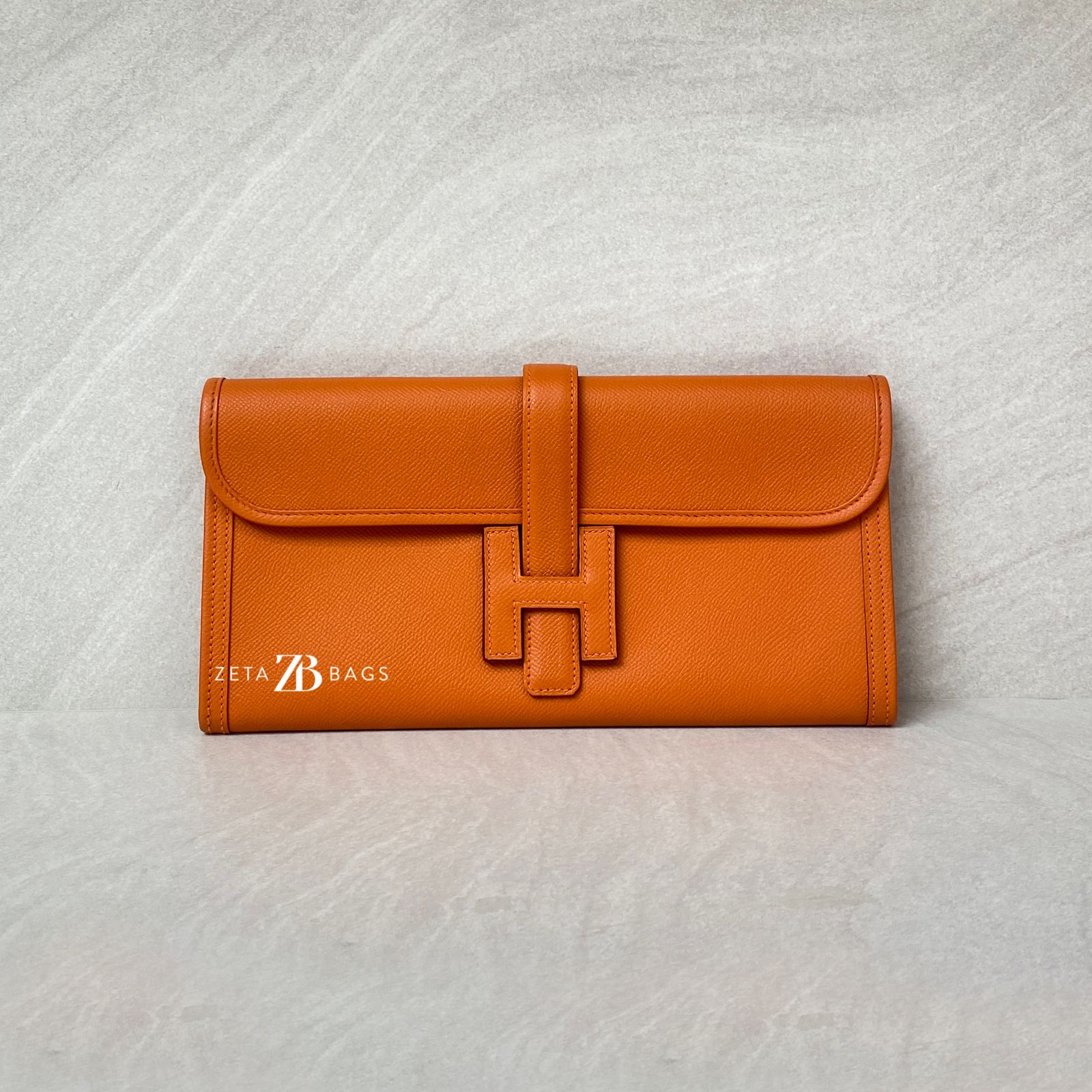 Hermes Jige Elan 29 Epsom Orange