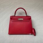 Hermes Kelly 28 Epsom Rouge Casaque PHW