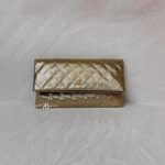 Chanel Fold Clutch Gold GHW