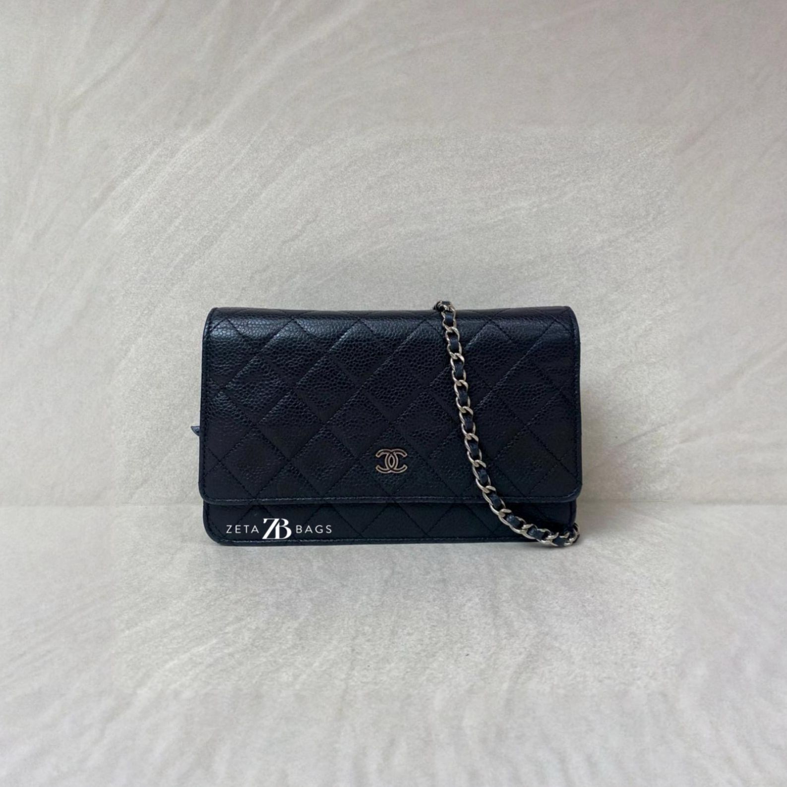 Chanel WOC Caviar Black GHW