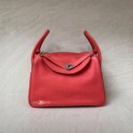 Hermes Lindy 30 Clemence Rouge Bougainvillea PHW