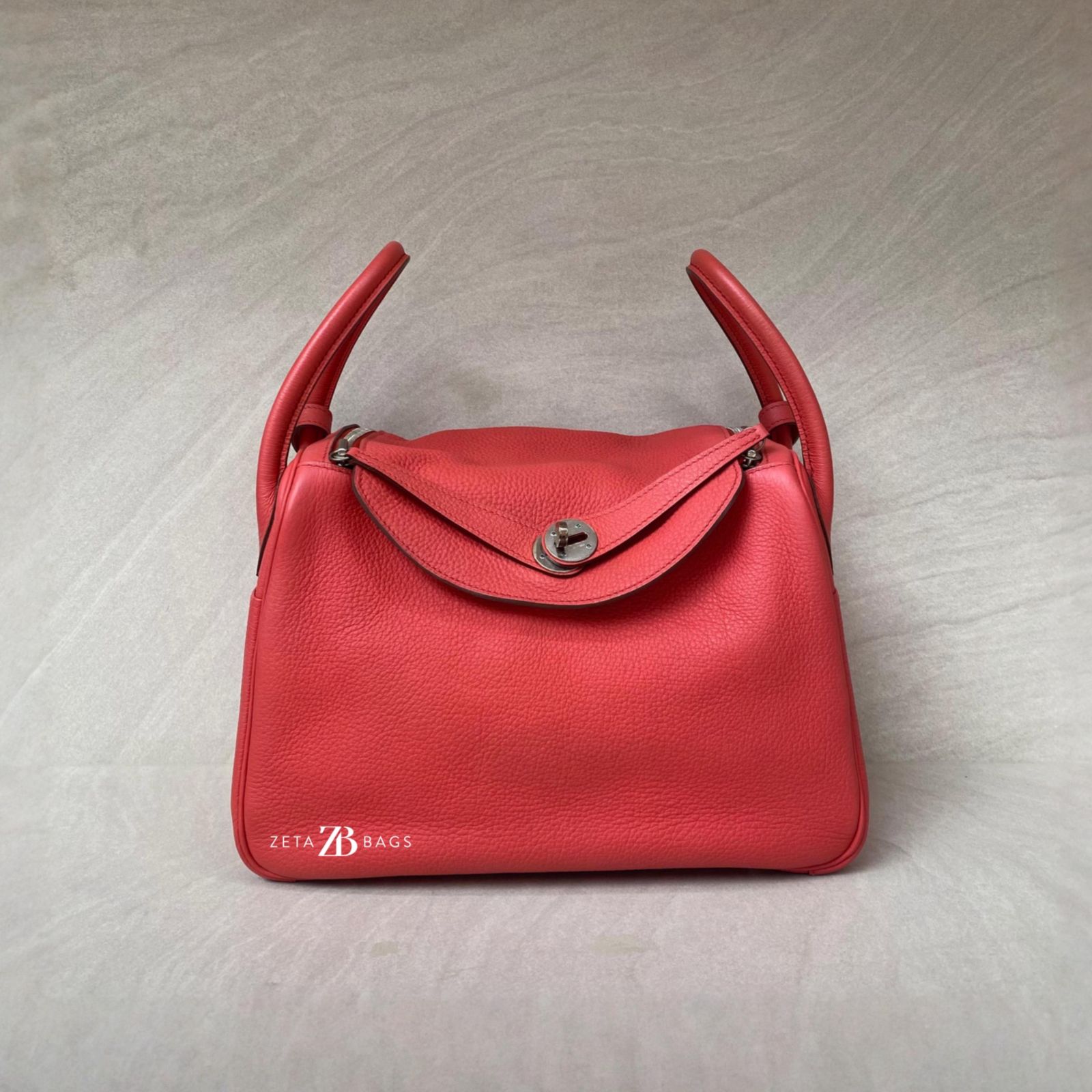 Hermes Lindy 30 Clemence Rouge Bougainvillea PHW