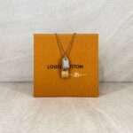 Louis Vuitton Two Tone Nanogram Gold Silver
