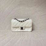 Chanel Classic Wallet On Chain Caviar White LGHW