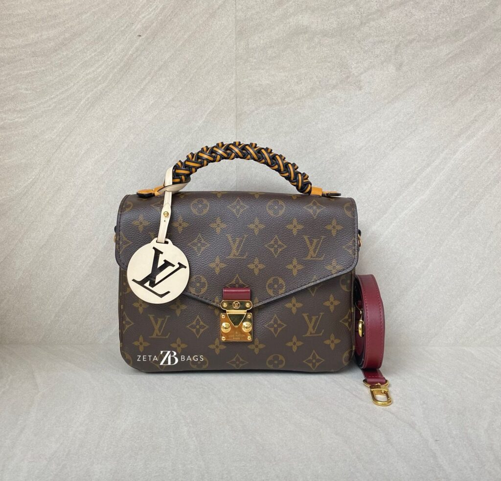 Louis Vuitton Metis MM Braided Monogram Saffran GHW
