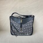 Loewe Small Hammock Bag Navy Anagram Black GHW