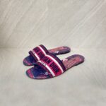 Dior Dway Slides Dior Animals Deep Blue Pink
