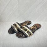 Dior Dway Slides Dior Animals Deep Blue Pink