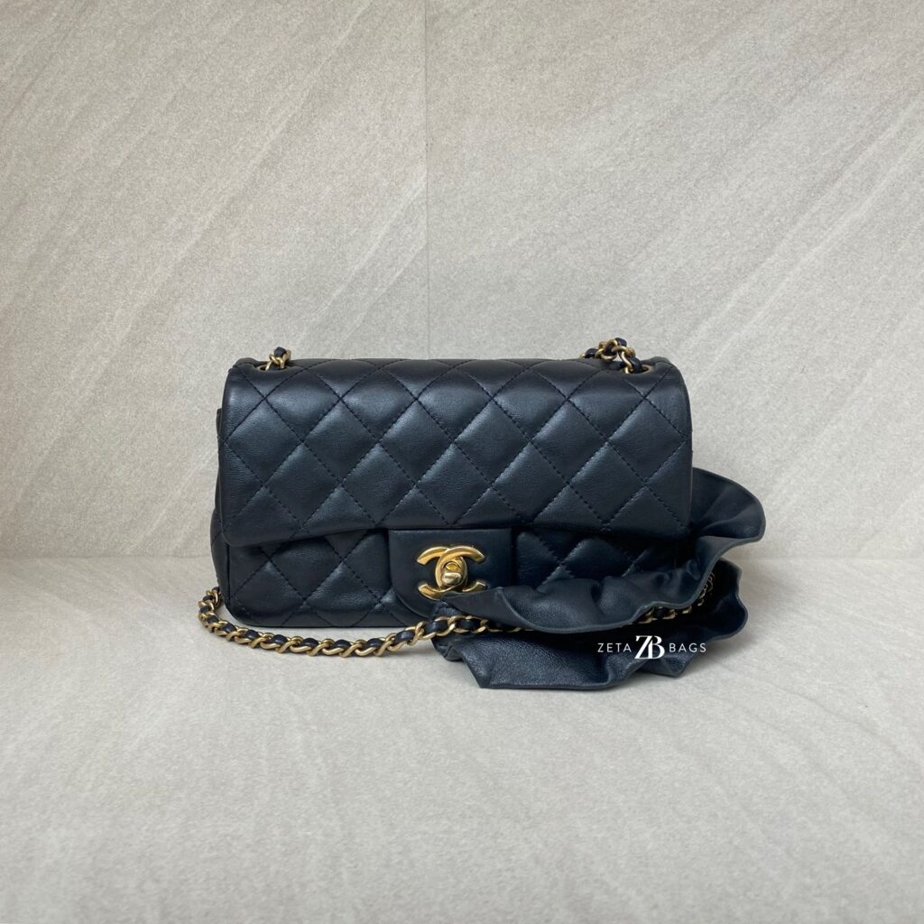 Chanel Quilted Mini Romance Lambskin Black GHW