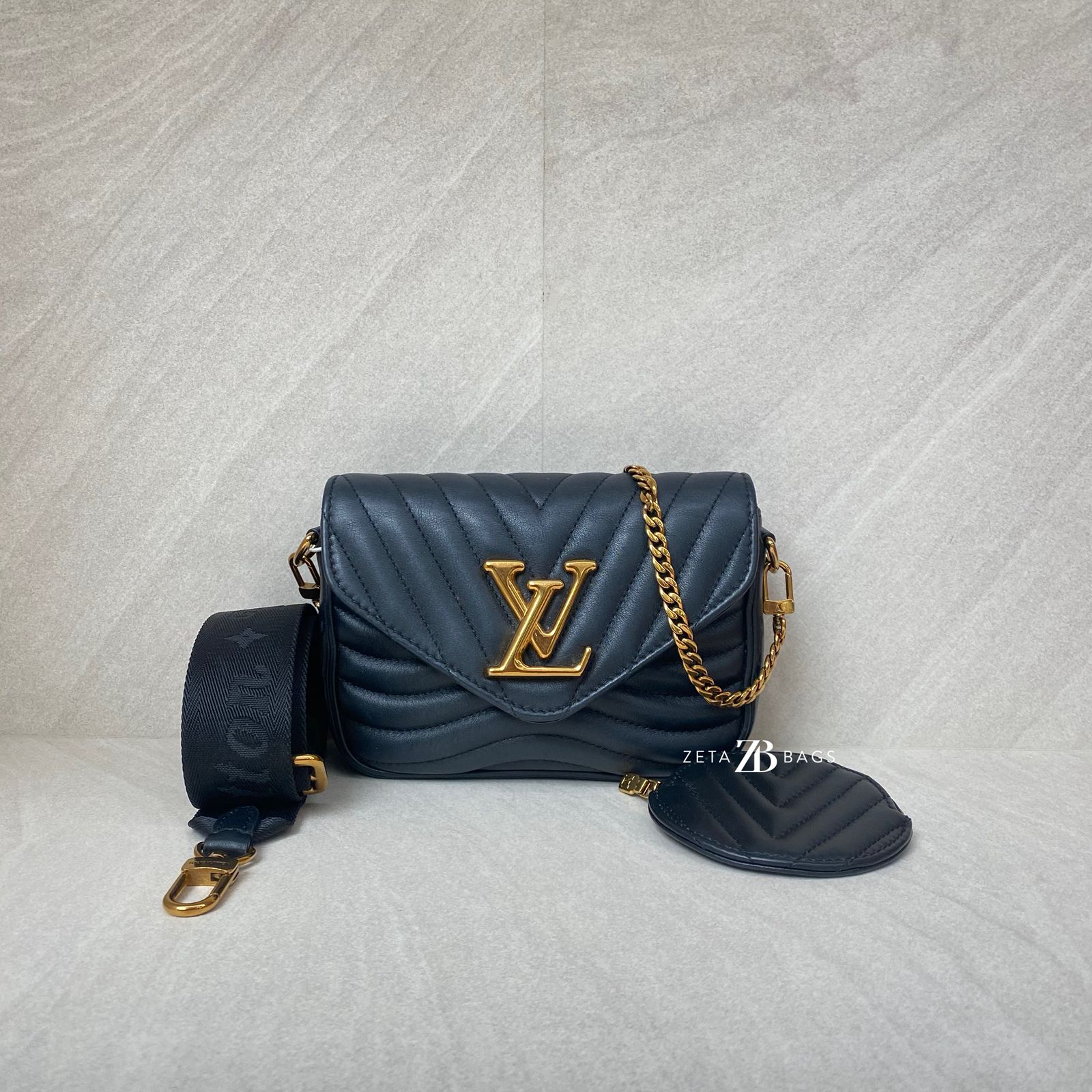 Louis Vuitton Multi Pochette New Wave Black GHW