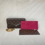Louis Vuitton Felicie Pochette GM Monogram Fuchsia GHW