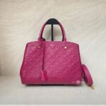 Louis Vuitton Montaigne MM Monogram Empreinte Purple GHW