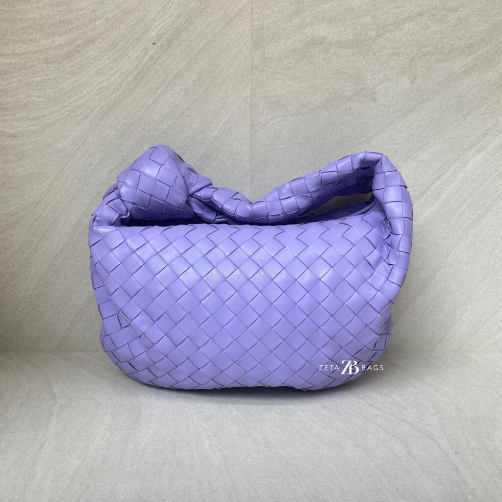 Bottega Veneta Teen Jodie Intrecciato Purple GHW