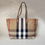 Burberry Tote Bag Taupe Brown
