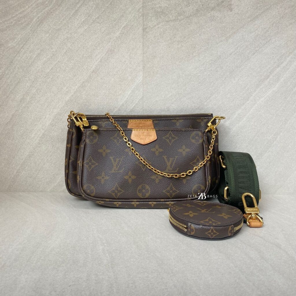 Louis Vuitton Multi Pochette Monogram Khaki