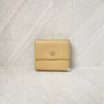 Chanel CC Trifold Wallet Calfskin Beige GHW