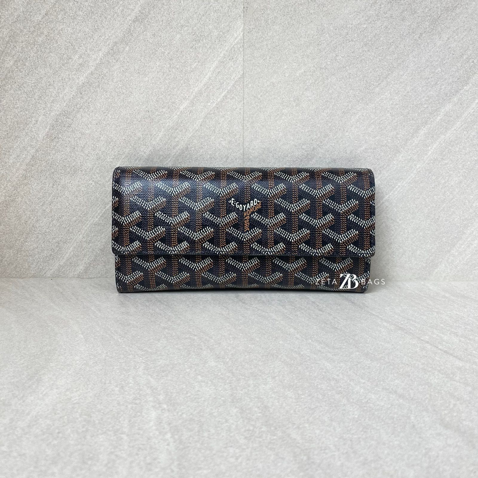 Goyard Varenne Long Wallet Black