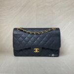 Chanel Classic Jumbo D Flap Caviar Black GHW