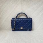 Chanel Wallet On Chain Top Navy GHW
