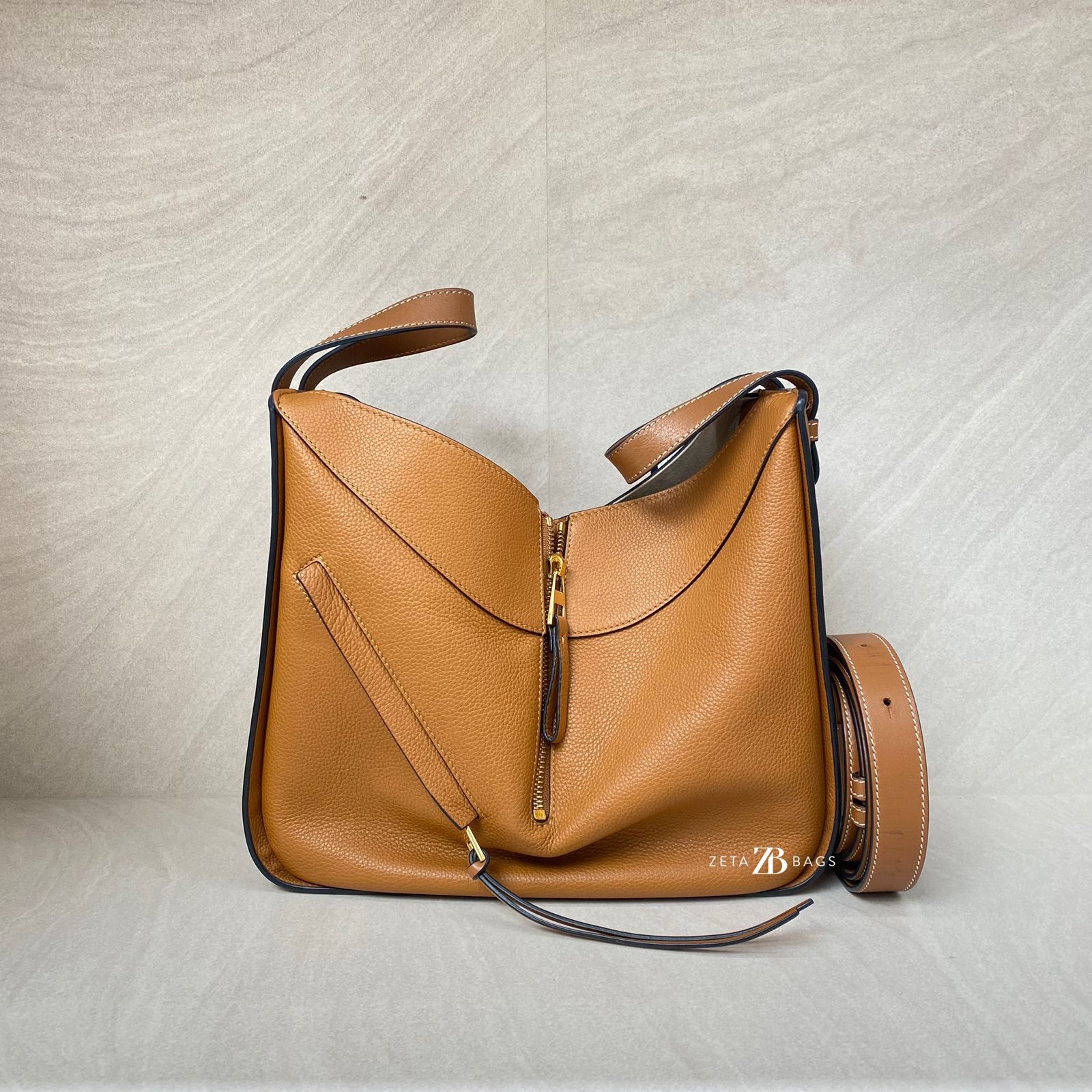 Loewe Small Hammock Bag Brown GHW