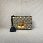 Gucci Padlock Small GG Supreme Bees GHW