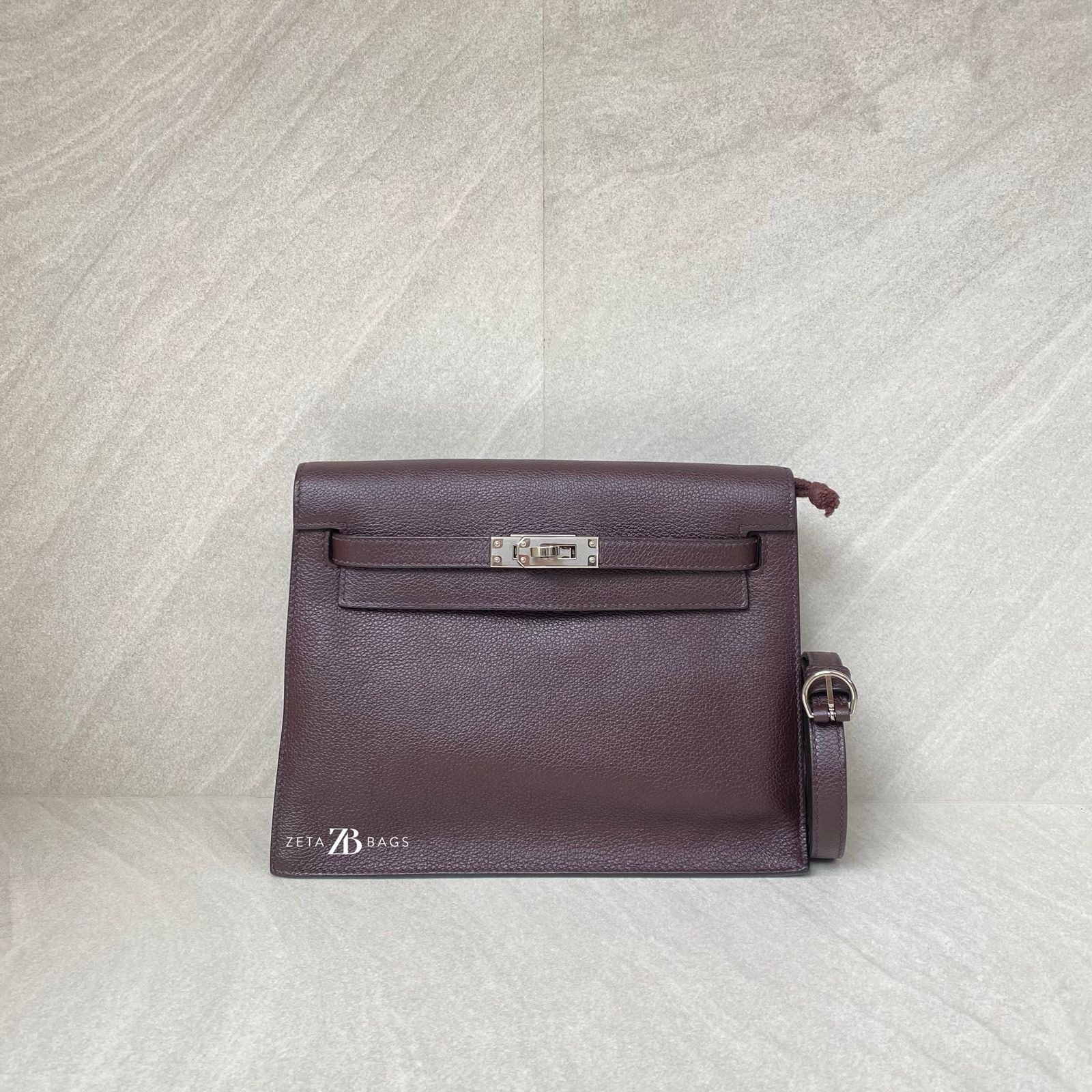 Hermes Kelly Danse Evercolor Rouge Sellier PHW