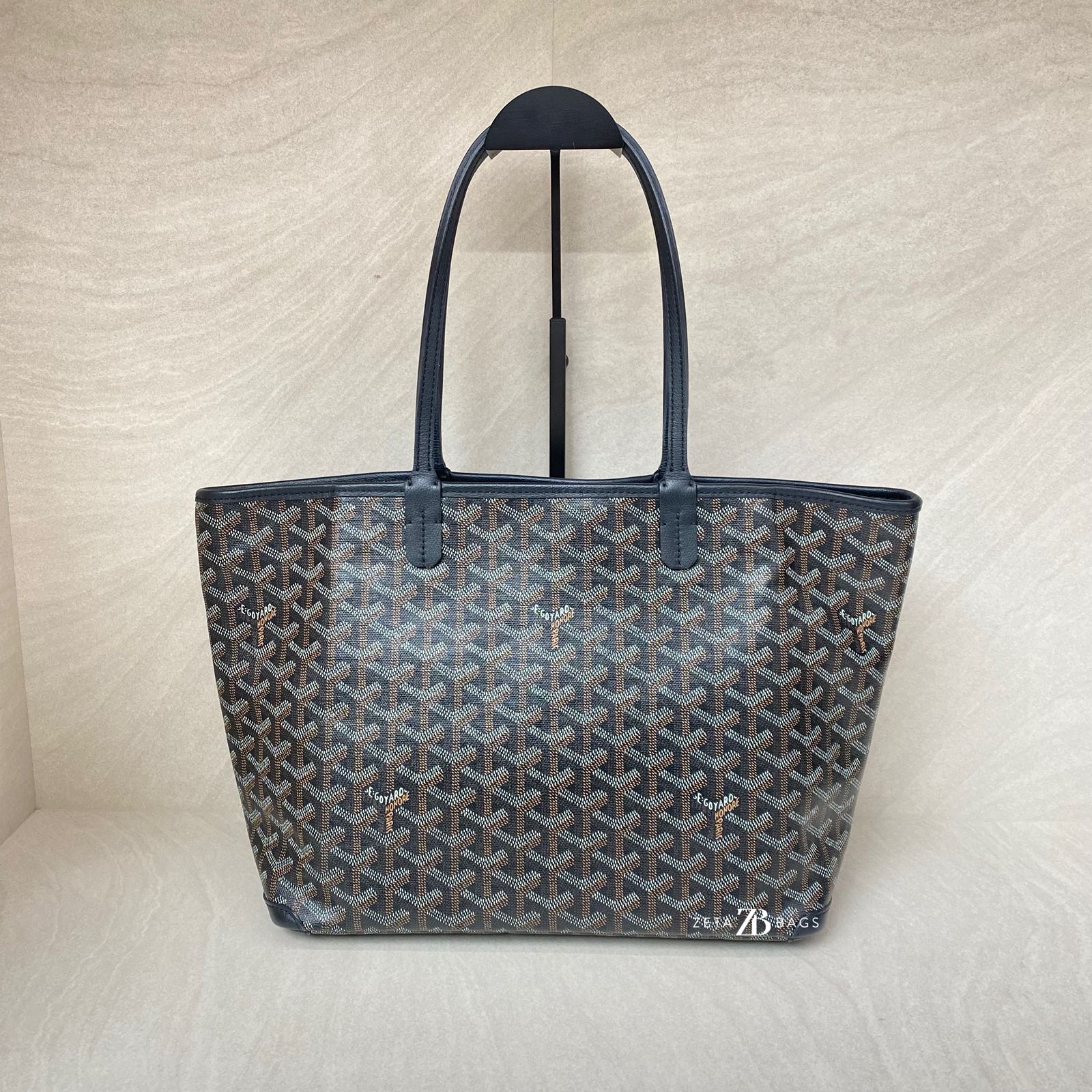 Goyard Artois PM Goyardine Noir SHW