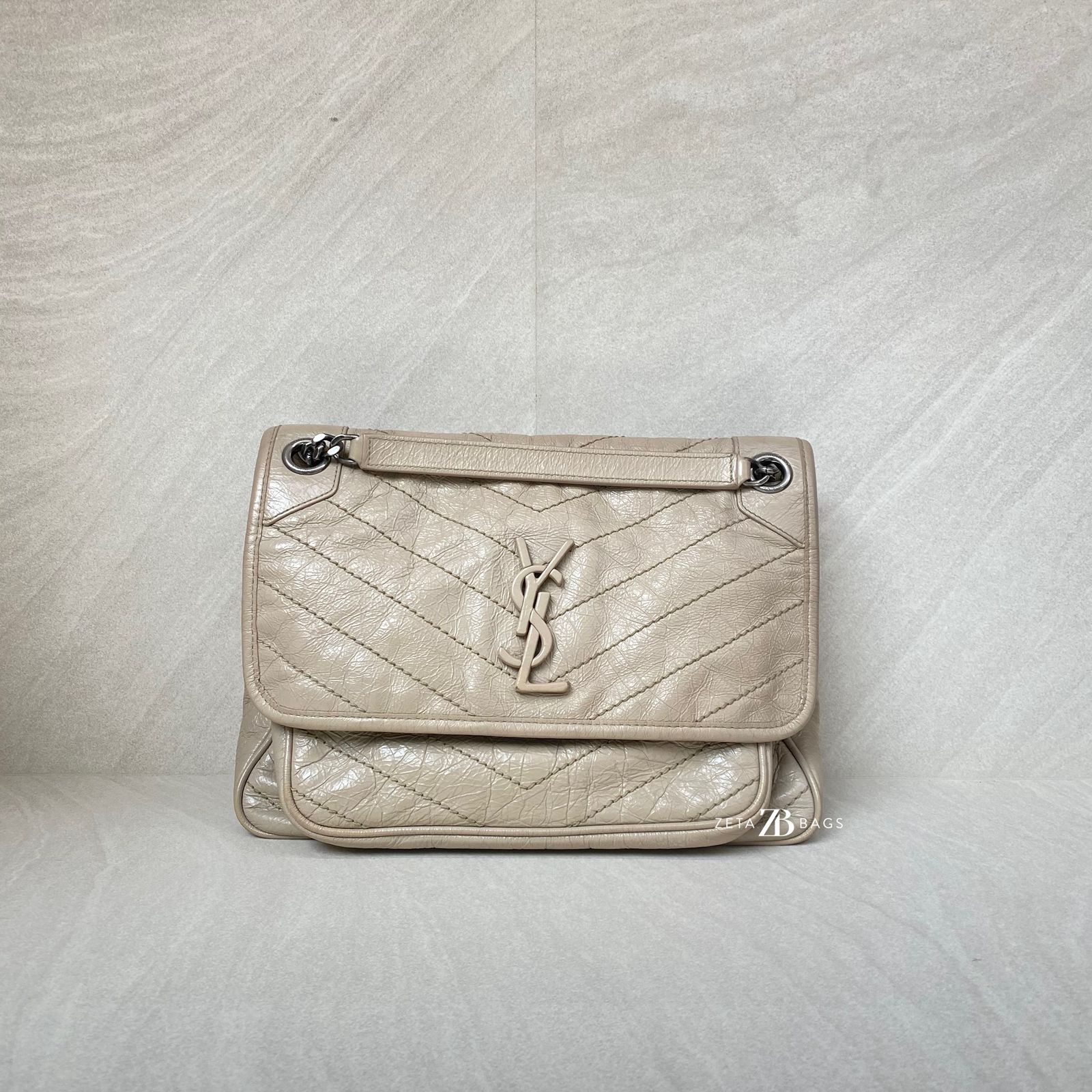 Saint Laurent Niki Medium Sand RHW