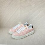 Louis Vuitton Time Out Sneakers Monogram Pink White