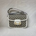 Gucci Horsebit GG Supreme White GHW