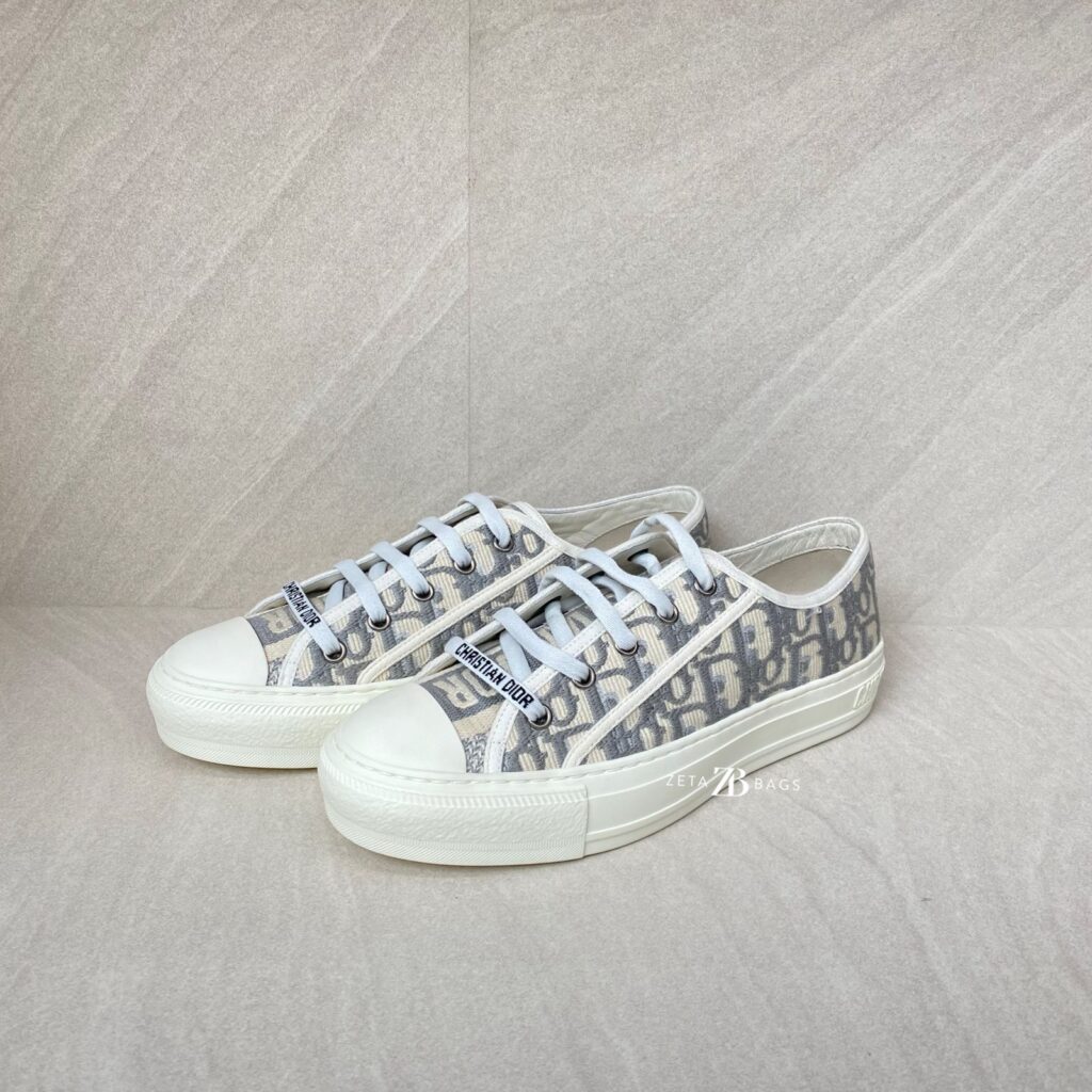 Dior Walk N Dior Sneakers Oblique Stoned Gray