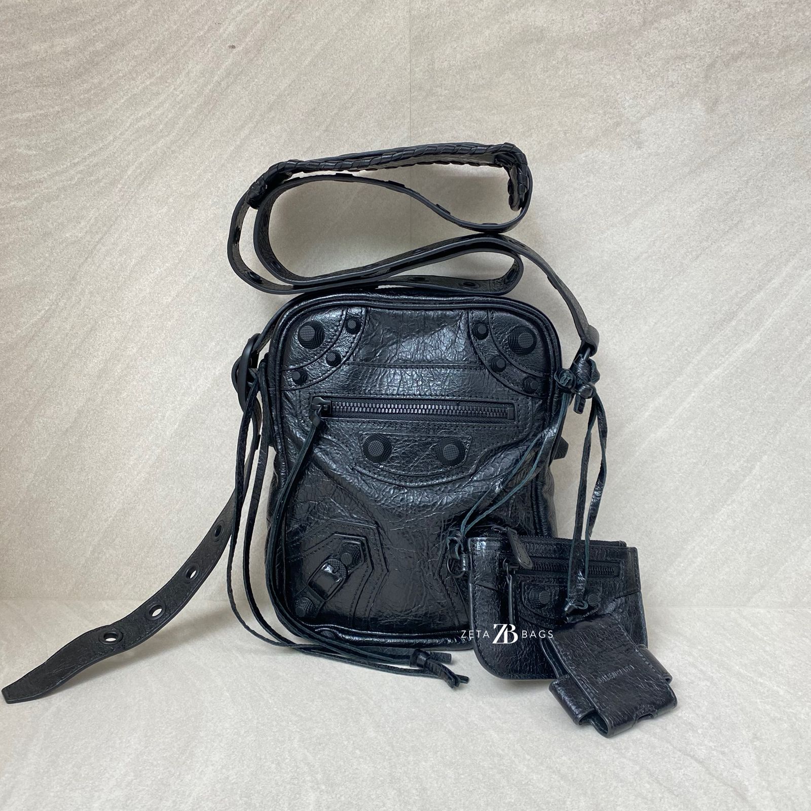 Balenciaga Le Cagole Crossbody Bag Black