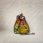 Loewe Hammock Mini Embroidered Tan
