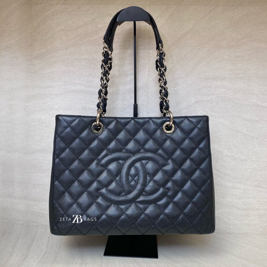 Chanel GST Caviar Black SHW