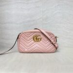 Gucci Marmont Camera Small Porcelain Rose GHW