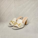 Gucci nappa Horsebit 75 MM Beige GHW