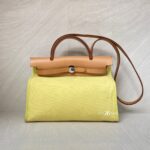 Hermes Herbag 31 Canvas Lime PHW