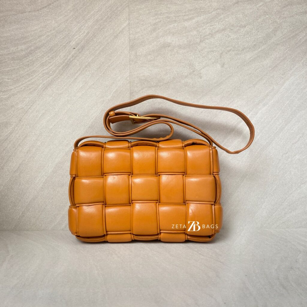 Bottega Veneta Padded Casette Orange GHW