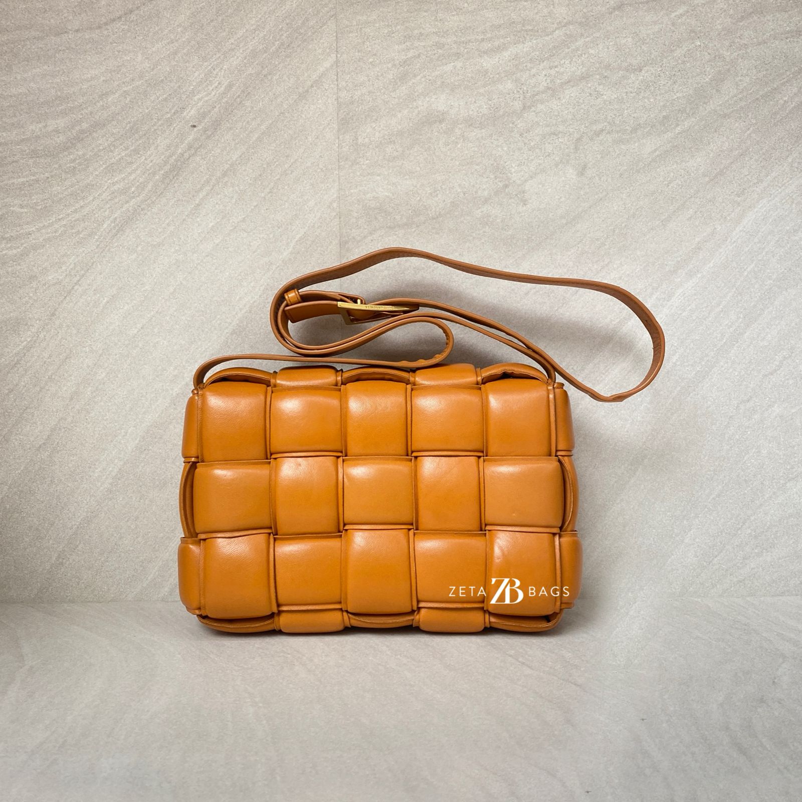 Bottega Veneta Padded Casette Orange GHW