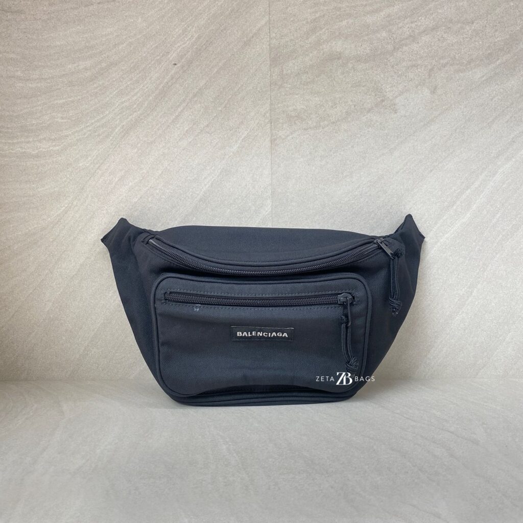 Balenciaga Bumbag Explorer Canvas All Black